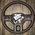 Dodge Ram 2500 2012 Steering Wheel Restored to New Leather P4893