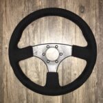 Dodge Viper 1994 Steering Wheel Restored to New Alcantara P5699