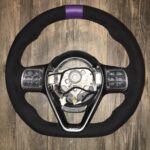 Dodge Viper 2016 Steering Wheel Restored to New Alcantara P4429