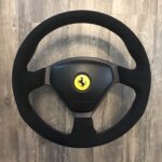 Ferrari 360 Spider 2001 Steering Wheel Restored to New Alcantara P3010