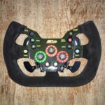 Ferrari F1 Steering Wheel Restored to New Suede P9553