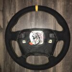 Ferrari Steering Wheel Restored to New Alcantara P0093