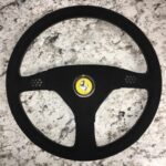 Ferrari Steering Wheel Restored to New Alcantara P7798