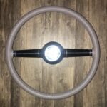 Ford 1940s Steering Wheel Restored to New Leather P2752