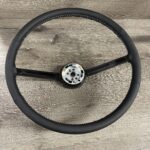 Ford Bronco 1971 Steering Wheel Restored to New Leather P6926