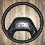 Ford Bronco 1987 Steering Wheel Restored to New Leather P4293