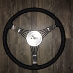 Ford Coupe 1933 Steering Wheel Restored to New Leather P3446
