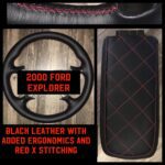 Ford Explorer 2000 Steering Wheel Restored to New Leather P5598