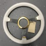 Ford Falcon Banjo 1969 Steering Wheel Restored to New Leather P7519