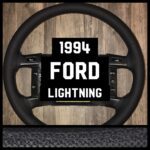 Ford Lightning 1994 Steering Wheel Restored to New Leather P6786