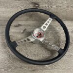Ford Mustang 1968 Steering Wheel Restored to New Leather P4405