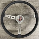 Ford Mustang GT500 1967 Steering Wheel Restored to New Leather P4933