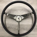 Ford Starliner 1960 Steering Wheel Restored to New Leather P9493