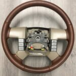 Ford Truck King Ranch Steering Wheel Restored to New Leather P9347