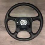 GMC Sierra 3500 HD 1997 Steering Wheel Restored to New Leather P1188