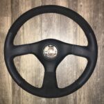 Honda Steering Wheel Restored to New Leather and Alcantara P3818