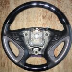 Hyundai Sonata 2013 Steering Wheel Restored to New Leather and Wood P7950