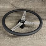 Jaguar XKE 1974 Steering Wheel Restored to New Leather P7491
