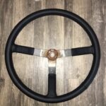 Jeep CJ7 Laredo 1984 Steering Wheel Restored to New Leather P2888