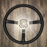 Jeep CJ7 Laredo 1985 Steering Wheel Restored to New Leather P5611