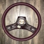 Jeep Grand Wagoneer 1989 Steering Wheel Restored to New Leather P0315