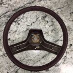 Jeep Grand Wagoneer 1989 Steering Wheel Restored to New Leather P7880