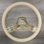 Jeep Grand Wagoneer 1990 Steering Wheel Restored to New Leather P8564