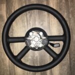 Jeep Steering Wheel Restored to New Leather P2635