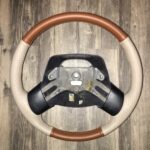 Jeep Steering Wheel Restored to New Leather P3295