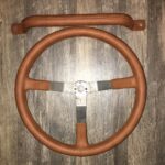 Jeep Steering Wheel and Grab Bar Restored to New Leather P7249