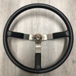 Jeep Willy 1963 Steering Wheel Restored to New Leather P9790