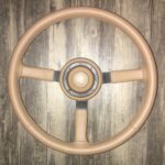 Jeep Wrangler 1988 Steering Wheel Restored to New Leather P2549