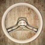 Jeep Wrangler 1991 Steering Wheel Restored to New Leather P9801