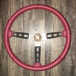 Jeep Wrangler 1997 Steering Wheel Restored to New Leather P4594
