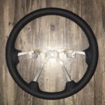 Jeep Wrangler 2005 Steering Wheel Restored to New Leather P4362