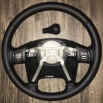 Jeep Wrangler Sahara 2004 Steering Wheel and Gearshift Knob Restored to New Leather P5121