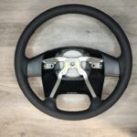 Jeep Wrangler Steering Wheel Restored to New Leather P1904