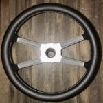 Lamborghini Steering Wheel Restored to New Leather P0623