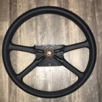 Land Rover Defender 1990 Steering Wheel Restored to New Leather P1316