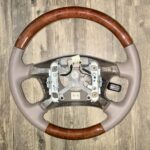 Lexus ES300 2000 Steering Wheel Restored to New Leather and Wood P2797