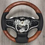 Lexus ES350 2021 Steering Wheel Restored to New Leather and Wood P8409