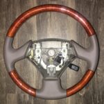 Lexus GS300 1998 Steering Wheel Restored to New Leather and Wood P4662