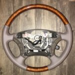 Lexus GX470 2007 Steering Wheel Restored to New Leather and Wood P1809
