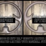 Lexus IS300 Steering Wheel Restored to New Leather BEFORE AFTER P6526