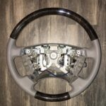 Lexus LS430 2001 Steering Wheel Restored to New Leather and Wood P4352
