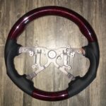 Lexus LS430 2003 Steering Wheel Restored to New Leather and Wood P6090