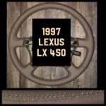 Lexus LX450 1997 Steering Wheel Restored to New Leather P4992
