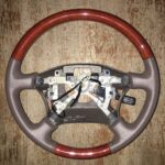Lexus LX470 2000 Steering Wheel Restored to New Leather and Wood P9191