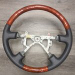 Lexus LX470 2004 Steering Wheel Restored to New Leather and Wood P9065