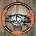 Lexus LX470 2016 Steering Wheel Restored to New Leather and Wood P4276
